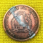 MEDALHA - Triborough Bridge and Tunnel Authority MTA Bridges and Tunnels Transit Token