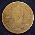 Canadá - 2002 - Medalha Promocional da Coca-Cola - 30mm de diâmetro - Equipe Olímpica Canadense - Chris Pronger