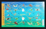 FOLHA DE SELOS - 25 SELOS DA SÉRIE MODALIDADES JOGOS OLÍMPICOS E PARALÍMPICOS - RIO 2016 - MINT