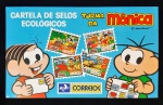 BRASIL - CADERNETA - CARTELA DE SELOS ECOLÓGICOS - TURMA DA MÔNICA - EM PERFEITO ESTADO - MINT