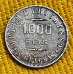 Brasil - 1000 Réis - 1911  - X Grammas - Prata - República - P691