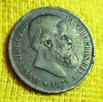 BRASIL - 40 RÉIS - 1879 - CATALOGO AMATO: B796 - BRONZE - MBC