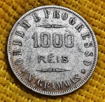 Brasil - 1000 Réis - 1910  - X Grammas - Prata - República - P690