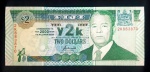 Ilhas Fiji - 2 dollars -  Ano 2000 - Cédula Comemorativa do Miênio - FE