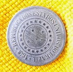 Brasil República - 200 Réis - 1894 - Cupro-Níquel - V047 - Linda Peça!