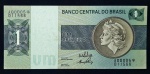 BRASIL - 1 Cruzeiro - C129a (Amato - Irlei) - Cédula de Reposição -  Série  00005 -  FLOR DE ESTAMPA (Apresenta levíssimas manchas)