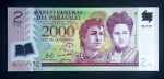 Paraguai - 2008 - 2.000 Guaranies - Polímero - FE