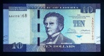 Libéria - Cédula de 10 Dollars - 2016 - FE