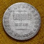 Brasil - 1000 Réis - 1906  - X Grammas - Prata - República - P686