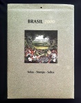 Brasil 2000 - Álbum Completo oficial emitido pelos correios com todas as emissões do ano - Selos comemorativos, regulares, séries e blocos, todos sem carimbo e com goma.