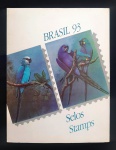 Brasil 1993 - Álbum Completo oficial emitido pelos correios com todas as emissões do ano - Selos comemorativos, regulares, séries e blocos.