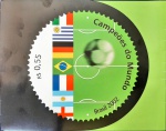 Brasil - 2002 - Folder emitido pelos Correios - Coleção "Campeões do Mundo"