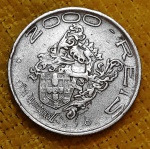 BRASIL - 1932 - 2000 RÉIS DE PRATA - SÉRIE VICENTINA - 4º Centenário da Colonização Vicentina do Brasil -Maravilhosa!