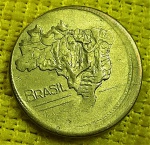 Brasil - 1 Cruzeiro - 1946 - MAPA DO BRASIL - BONÉ