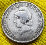 Brasil - 2000 Réis - 1911  - XX Grammas - Prata - República - P699
