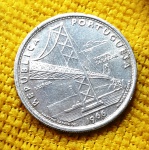 Portugal - 1966 - 20 Escudos - Moeda Comemorativa Abertura da Ponte Salazar - Prata 0.650 - 10 Gramas