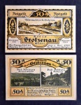 ALEMANHA - 2 CÉDULAS NOTGELD DA MESMA FAMÍLIA - FE