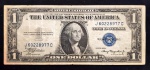 Estados Unidos - 1 dollar (Selo Azul) - 1935 A - Certificado Silver Dollar