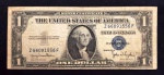 Estados Unidos - 1 dollar (Selo Azul) - 1935 D - Certificado Silver Dollar