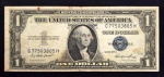 Estados Unidos - 1 dollar (Selo Azul) - 1935 E - Certificado Silver Dollar