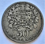 Portugal - 50 centavos - 1928 - 23 mm - KM# 577