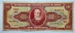CÉDULA BRASIL - 100 CRUZEIROS - MBC - C096