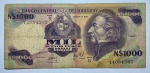 CÉDULA URUGUAI - 1000 PESOS - MBC - 2001