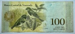 CÉDULA VENEZUELA - 100 BOLÍVARES - MBC - 2017