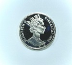 MOEDA CUPRO NÍQUEL - GIBALTRAR - RAINHA ELIZABETH-1993