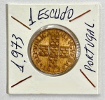 MOEDA PORTUGAL - 1 ESCUDO - 1973- COBRE