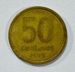 MOEDA ARGENTINA - 50 CENTAVOS - 28MM