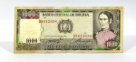 CÉDULA BOLÍVIA- 1000 PESOS BOLIVIANOS -1982- CONSERVAÇÃO :MBC