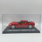 Chevrolet Corvette z51 Carrinho miniatura diecast na escala 1/43 - Carros dos Sonhos. Caixa e base originais