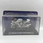 Moto ou motocicleta em miniatura diecast modelo Voxan V1000 Cafe Racer - Na embalagem original - Fabricada na escala 1/24 - Acrílico trincado