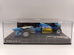 Benetton Renault B195 do piloto alemão Michael Schumacher - Fórmula 1 F1 1995 - Carro de coleção miniatura diecast fabricada pela Minichamps na escala 1/43 na embalagem original. As rodas giram livremente. 