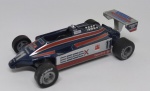 Miniatura F1 - DyDo Team Lotus 81 Mario Andretti-  #11  azul/vermelha  8,5cm  fricção - item de coleção muito bem conservado  sem embalagem - sem avarias