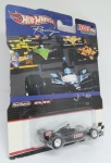 Miniatura Hot Wheels Racing- Izod Indycar Series - #37 - 2012 - metal  preto - Fabricada na Tailândia - escala 1:64-  item de coleção na embalagem lacrada  cartela com alguns sinais e com marca de retirada de etiqueta