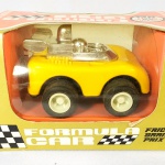 Brinquedo antigo Brinquedos REI - Fórmula Car na embalagem original - Funciona fricção