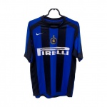 Camisa de futebol da Inter de Milão - Patrocinio esportivo Nike e principal Pirelli - Tamanho não consta fabricada no Brasil - Mede 48cm de cintura x 72cm nas costas