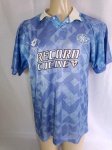 Camisa de futebol do Napoli início dos anos 90 - Patrocinio esportivo Lotto e principal Record Cucine - Tamanho não consta - Mede 53cm de cintura x 73cm nas costas