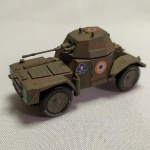 03 - MINIATURA DA COLEÇÃO BLINDADOS DE COMBATE EDITORA PLANETA DeAGOSTINI, AUTOMETRALHADORA AMD PANHARD 178 MODELO 35, exército francês, 1939, em excelente estado de conservação. Acompanha o respectivo fascículo, mas sem o estojo de acrílico.