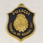 CHAVEIRO antigo da Polícia da POVINCIA DE BUENOS AIRES - Argentina.