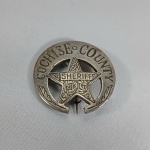 POLÍCIA - Lindo Badge ou Distintivo de Sheriff - Cochise County no Arizona - Estados Unidos (Reedição). Mede 4cm de diâmetro.