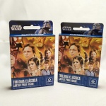 06 - PAR DE BARALHOS STAR WARS, TRILOGIA CLÁSSICA ( EPISÓDIOS IV, V E VI) Sem uso, perfeito estado