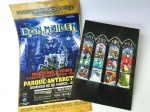 43 COLECIONISMO - IRON MAIDEN - Lote com flyer e cartão de natal da famosa banda de heavy metal inglesa.