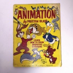Animation by preston blair. Walter T Foster. Idioma: Inglês. Editora Walter T Foster. 40 páginas. Brochura. Livro possui irregularidades; corte e páginas oxidados e desgastados; capa, lombada e contracapa com rasgos, oxidações e aberturas.