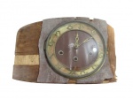 VEDETTE, Sucata de relógio carrilhão francês, ideal para reparos e reposições. Med.: 18cm / 5x12x12,5cm. Madeira possui picos de cupim.