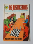 Os Justiceiros N.15 Original. Capa LIGA DA JUSTIÇA N.1 Americana - Editora Ebal - Ano 1968 - Ótimo para Excelente Estado de conservação. Raríssima nesse estado!Obs: Possui dois micros furos.