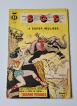 SOS n.8 com a Mulher Maravilha Original.  3a revista própria no Brasil. Raríssima. Bom estado de conservação. Obs: Assinaturas na capa e primeira página.