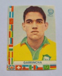 Figurinha Garrincha 1962 Brasil Original Editora Vecchi. Raridade. Bom Estado. Obs: Pequena marca de cola no verso.